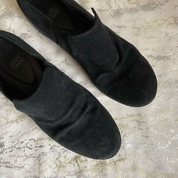 Eileen Fisher Suede Loafers slip on shoes - Picture 5 of 15